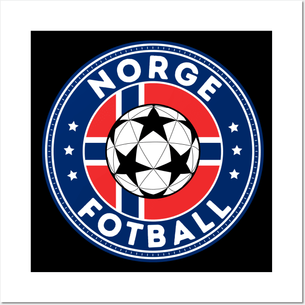 Norge Fotball Wall Art by footballomatic